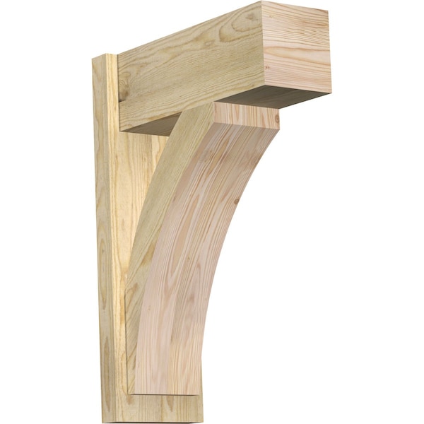 Ekena Millwork Thorton Block Rough Sawn Outlooker, Douglas Fir, 8"W x 20"D x 28"H OUT08X20X28THR05RDF - main